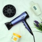 Geepas Hair Dryer 1800W - Ionic Fast Drying Hair Blow Dryer with 3 Heat Settings, 2 Speed Settings & Cool Shot Settings | Ideal for Short & Long Hairs