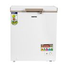 Geepas 170L Single Door Chest Freezer - Adjustable Thermostat Control, High Efficiency with Compressor Off Feature | 1 Pc Food Basket, Lock & Key | 2 Years Warranty