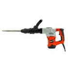 Geepas Chipping Hammer- GCH1370-240| Impact Rate- 3800 IPM, Power- 1300W| Perfect for Home and Business| SDS Max, D-Shaped Handle for Comfortable Grip, Ergonomic Design| Black and Red