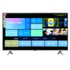 Geepas 65" Smart LED TV - Mirror Cast, 3.5mm, 3 HDMI & 2 USB Ports | Wifi, Android 7.0 with E-Share | Comes Application Like Youtube, Netflix, Amazon Prime | 1 Years Warranty