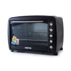 Geepas 75L Electric Oven - 2800W Electric Oven with Rotisserie and Convection functions | Grill Function, 60 Minute Timer & Inside Lamp | 5 Control Knobs | 2 Years Warranty