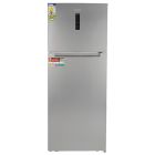 Geepas GRF5109SXHN  500L Double Door Refrigerator - Digital Temperature Control Quick Cooling & Long-lasting Freshness, Recessed Handle, Low Noise, Low Energy Consumption, Defrost Refrigerator