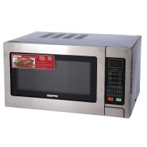 Geepas 30L Digital Microwave Oven - 1500W  Microwave Oven with Multiple Cooking Menus  | Reheating, Defrost & Grill Function | Child Lock | Glas Turnable