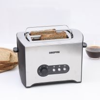 900W 2 Slice Toaster - Stainless Steel Bread Toaster with High Lift Function - Reheat/Cancel/Defrost Function & Removable Crumb Tray - Lift & Lock Function, Wide 2 Slots | 2 Year Warranty