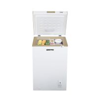 Geepas 120L Chest Freezer - Portable 1Pc Food Basket, Compact Refrigerator with LED Light & Adjustable Thermostat | Ideal for Retailers, Home, Medical Shops & More | 1 Year Warranty