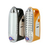 Geepas 2 in 1 Rechargeable Emergency LED Lantern - 200 Hours Working with Automatic Lighting | Solar Input & USB Port  | 2 Years Warranty