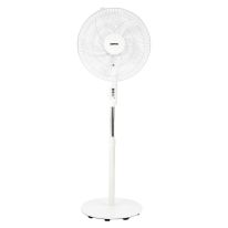 Geepas 16" Stand Fan 60W - 3 Speed, 5 Leaf Blade, Adjustable Height & Tilt Setting With 60 Minute Timer | Auto-Off | 2 Years Warranty (Grey with Black)