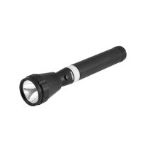 Geepas Rechargeable LED Flashlight - Hyper Bright White 1800 Meters Range Portable Torch High Beam LED Flashlight| Pocket Flashlight with Charger