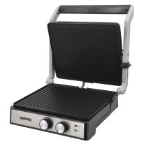 Stainless Steel Grill Maker, Panini Maker, GGM36539 | Open Flat Up To 180 |  Timer & Temperature Control | Non-Stick Cooking Plate & Cool Touch Handle | Panini Press Grill