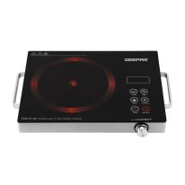 Geepas Digital Infrared Cooker 2200W -   10  Temperature Setting | Overheat Function, Timer Function with Child Lock Safe | Suitable for All Kinds of Cookware