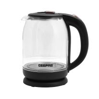 Electric Kettle - Glass Body, Boil Dry Protection & Auto Shut Off | Heats up Quickly & Easily | Boiler for Hot Water, Tea & Coffee Maker | 1.8L Cordless Kettle |1500W | 2 Year Warranty