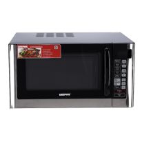 Geepas 45L Digital Microwave Oven - 1500W Microwave Oven with Multiple Cooking Menus with Arabic Control Panel | Reheating & Defrost Function | Child Lock | Pull Handle door, Digital Controls | 2 Years Warranty