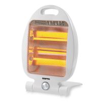 Geepas GQH9105 Quartz Heater - Electric Heater with 2 Heat Settings 600W/800W, Ideal for Home, Office, Caravans, Hotels & Garages | 2 Year Warranty