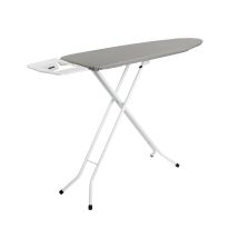 Royalford RF10089 Classic Ironing Board - Durable Heat Resistant Cotton Cover with 8mm Foam Pad for Large Size | Foldable Design | Non Slip Feet