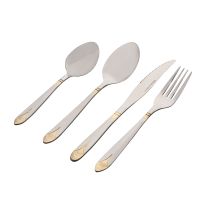 Royal Cutlery Set, 24 Pcs, Stainless Steel Spoon, RF10314 | Cutlery Set for 6 People | Spoon, Knife and Fork Sets | Ideal for Home/ Party/ Restaurant | Mirror Polished, Dishwasher Safe